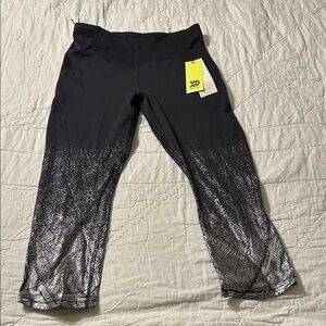 All in Motion Black and White Kids Leggings